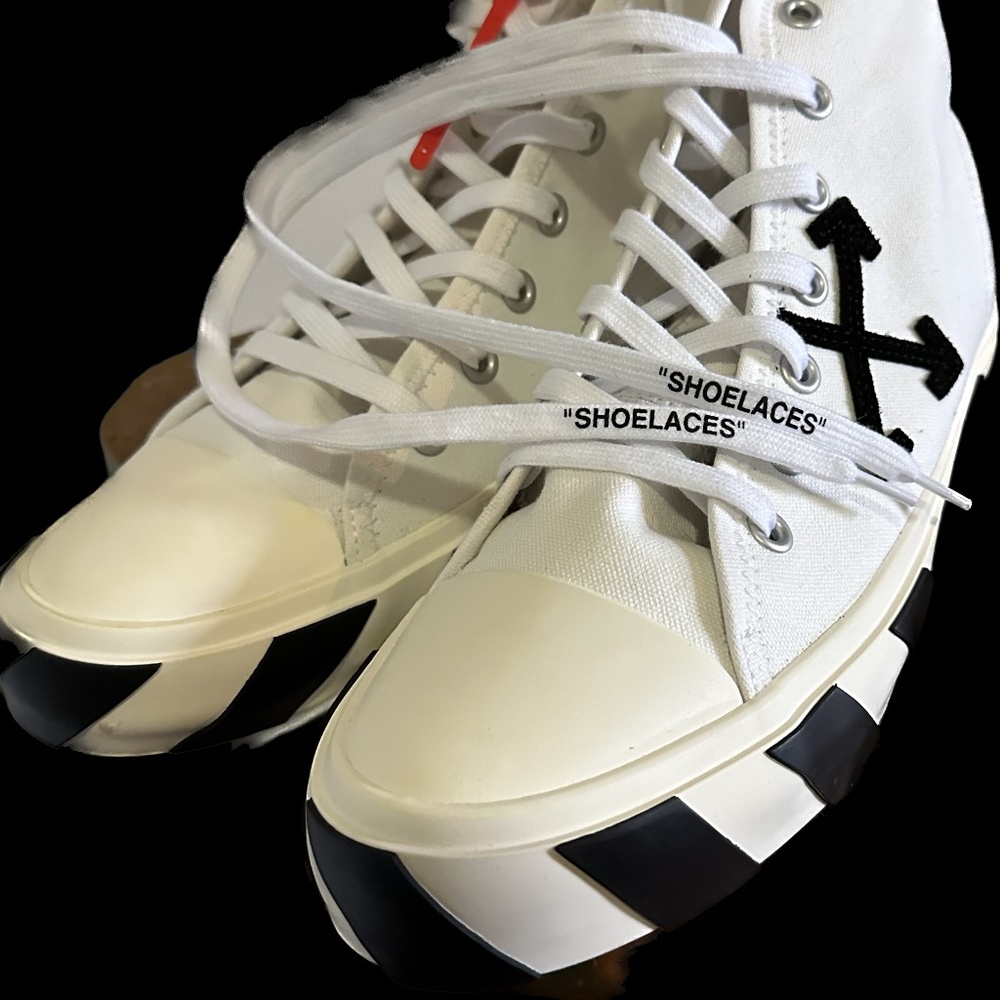 Brand New Off-White Cloth Sneakers